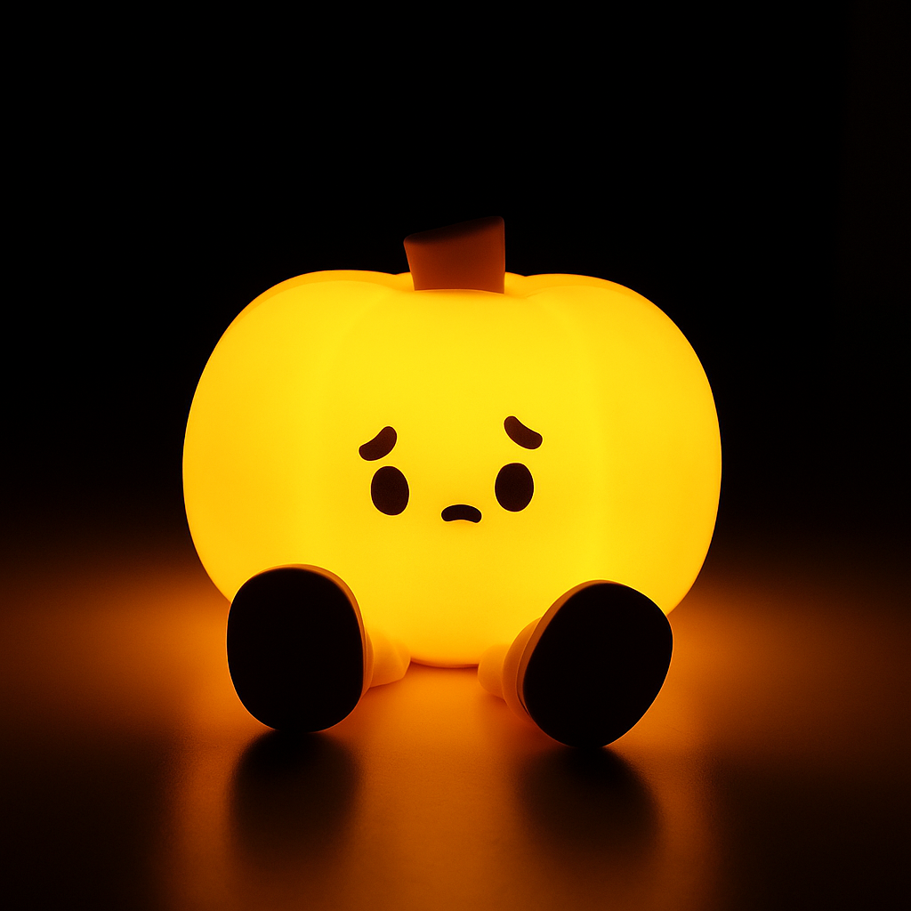 SłodkaDynia – dotykowa lampka z minką 🎃